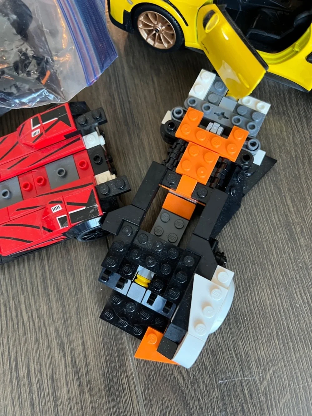 LEGO Speed Champions Orange and Black McLaren Race Car Mixed mismatched set - Picture 4 of 11